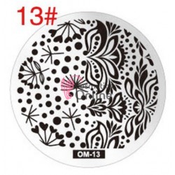 Matrita de Unghii din metal rotunda 5,5cm OM13
